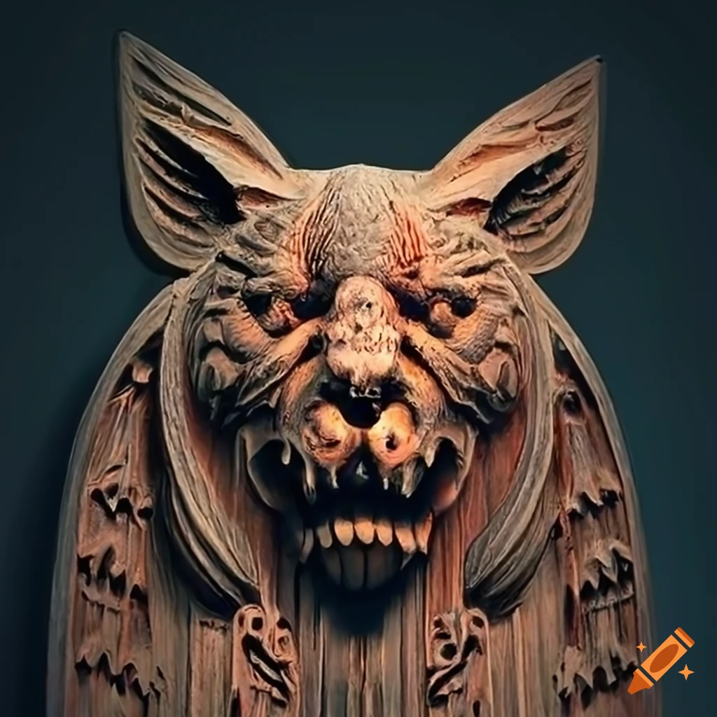 'Architectural Stave carving' style artwork