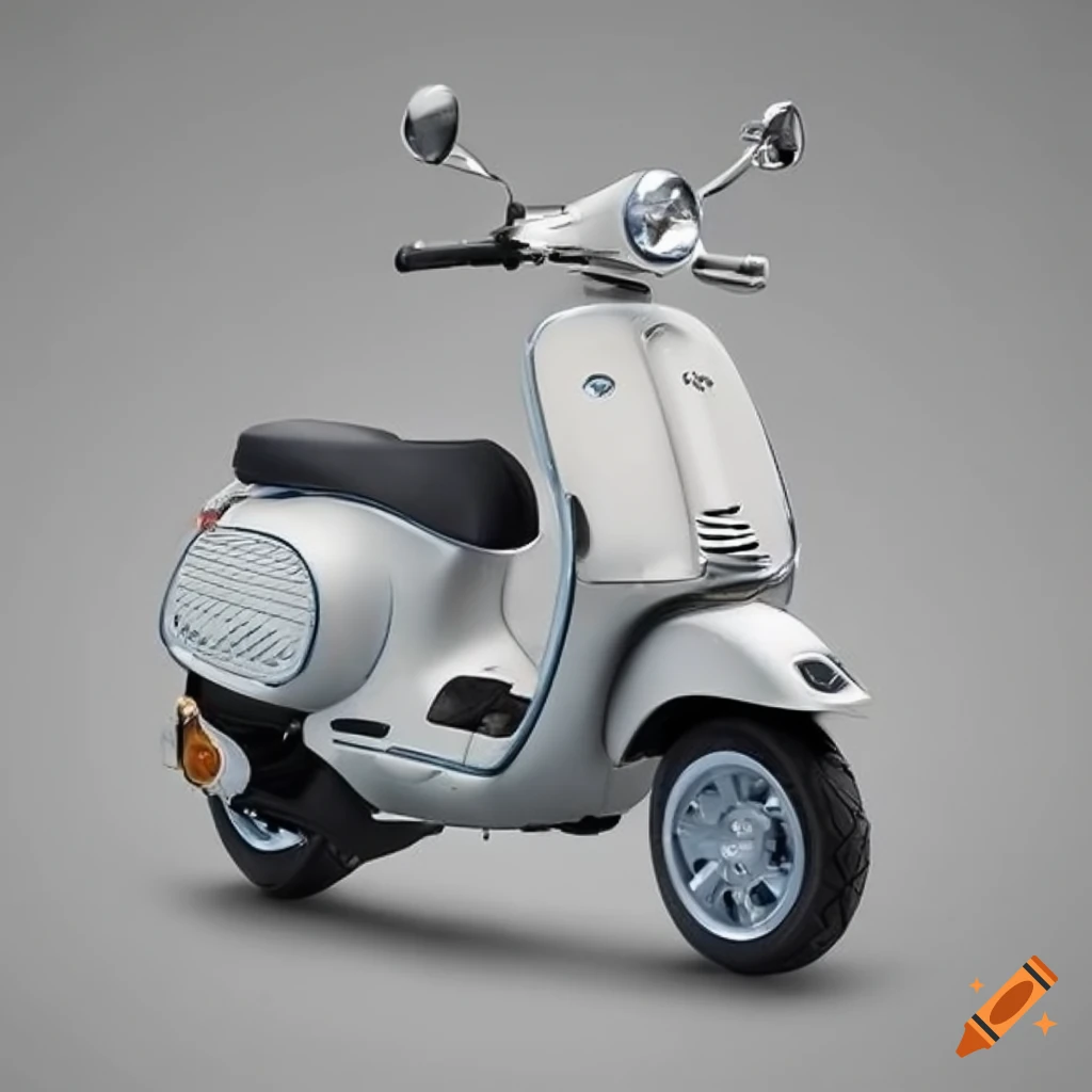 white Vespa Sprint 150 scooter