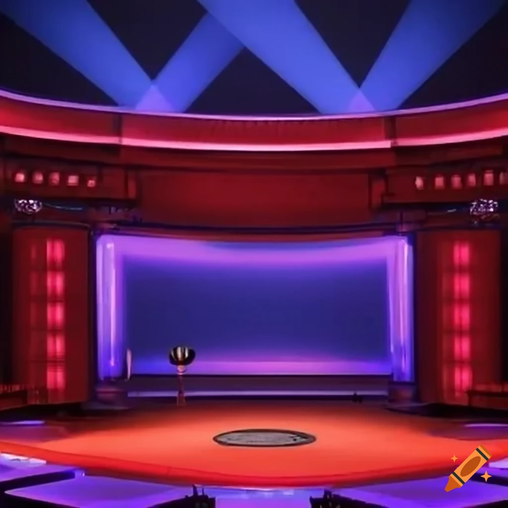 stage for the game show "Date Night Showdown!"