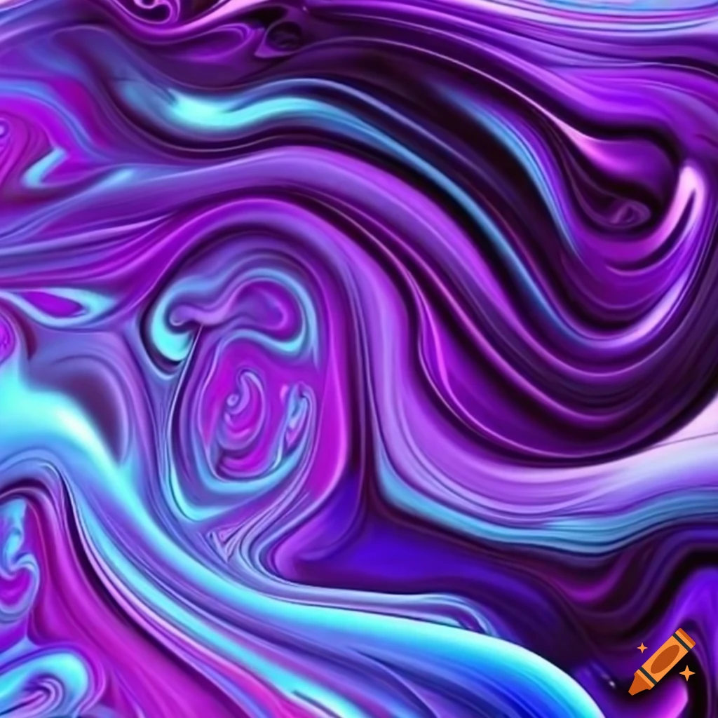abstract art with blue and purple swirls