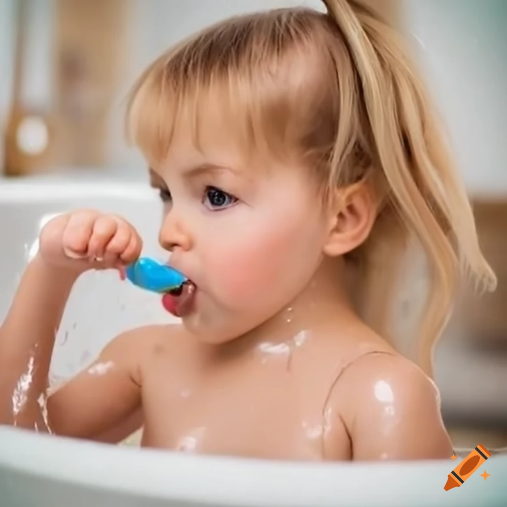 blonde toddler girl enjoying a vanilla popsicle