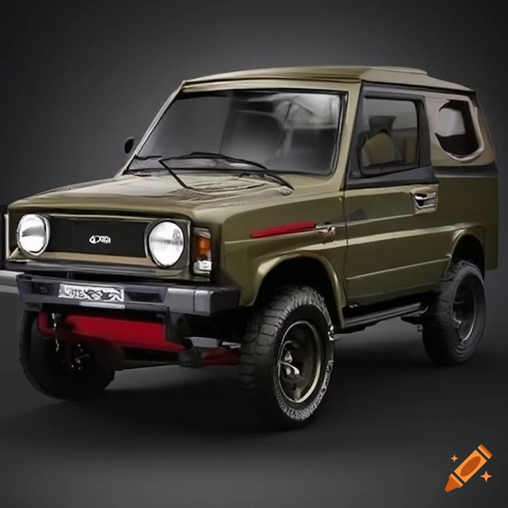 concept design of a vintage-inspired daihatsu offroad vehicle