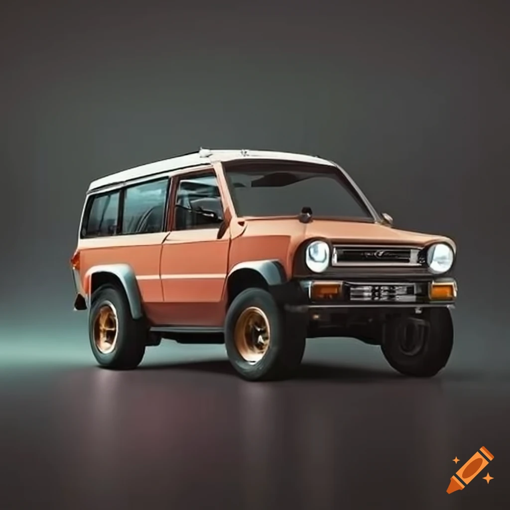 concept design of a vintage-inspired daihatsu offroad vehicle
