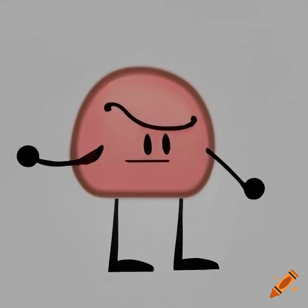 Startled bfdi character