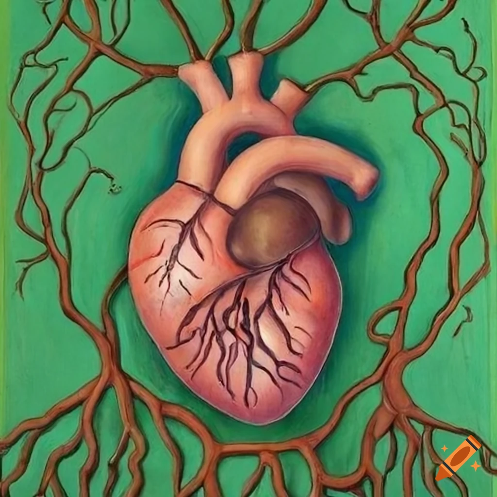 Heart antomy Picasso art