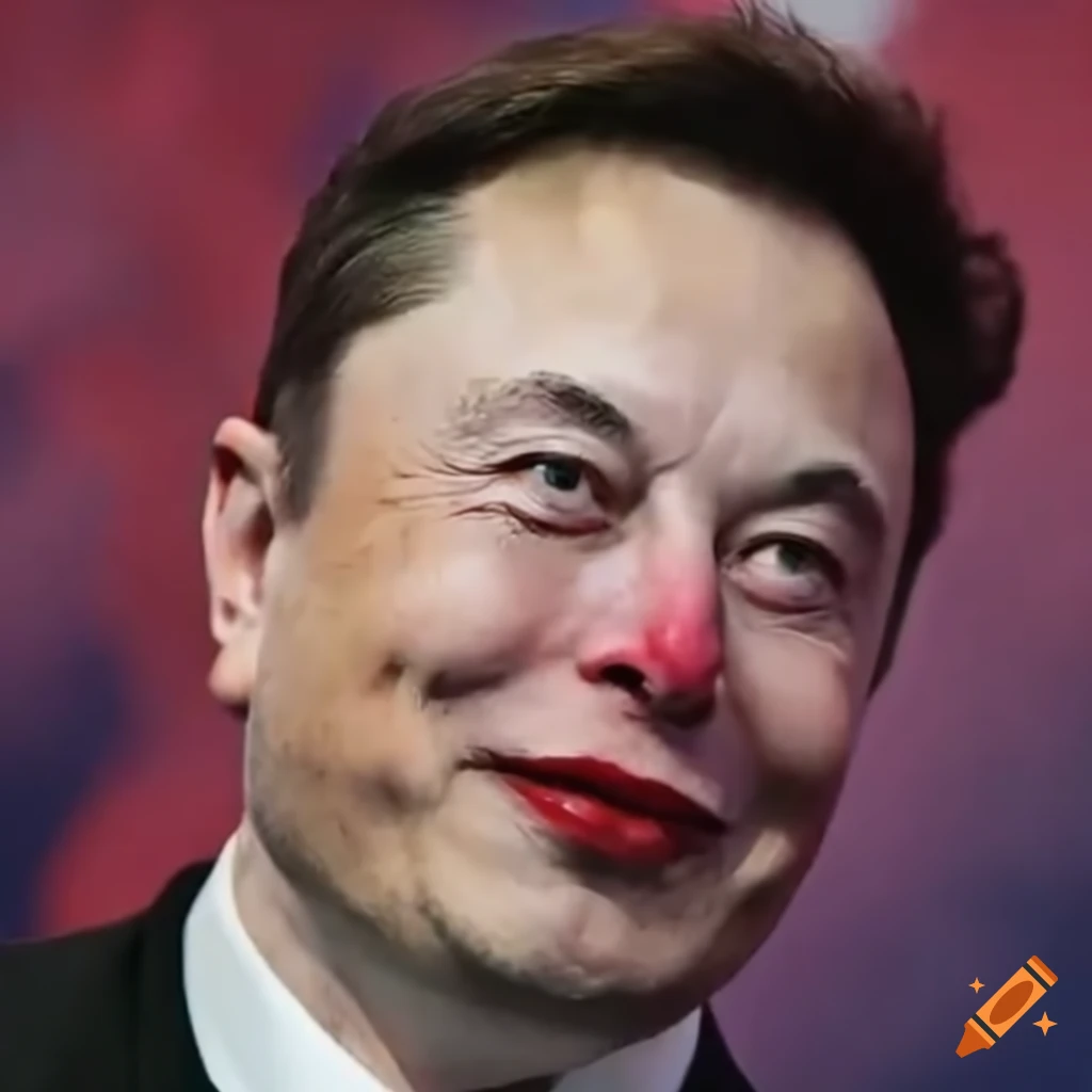 meme-of-elon-musk-as-a-clown-on-craiyon