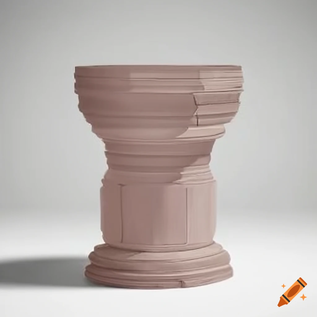 Decorative pedestal for displaying objects