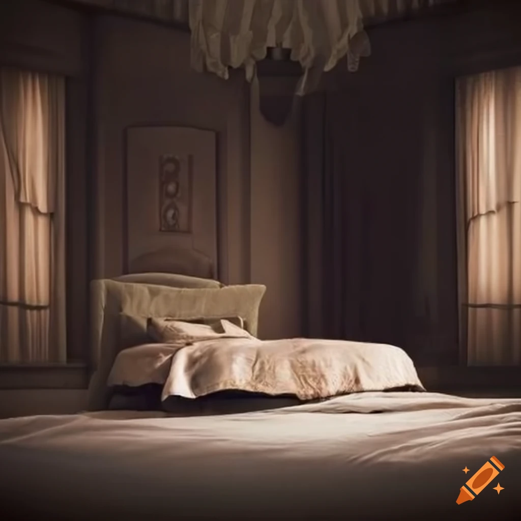 modern-bedroom-with-a-spacious-bed-and-table-on-craiyon