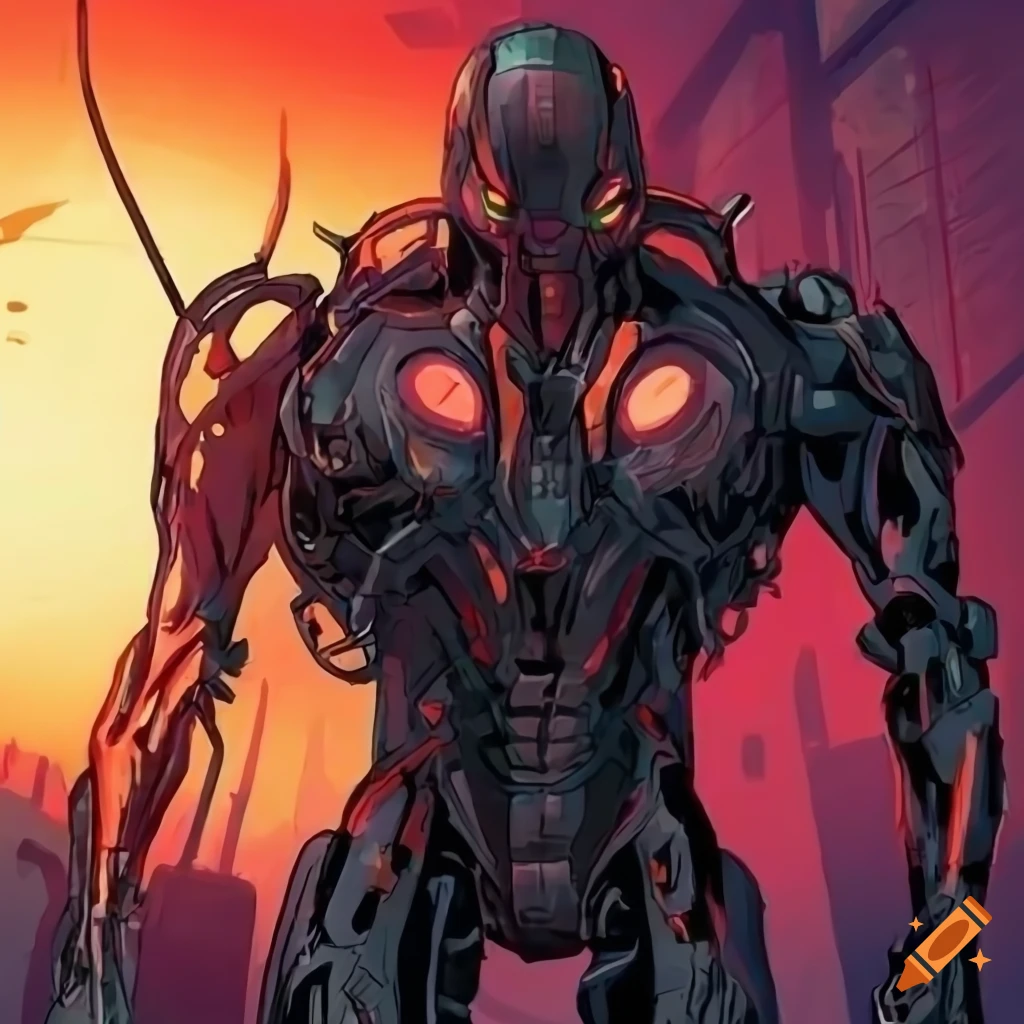 Ultron artwork inspired by GTA style