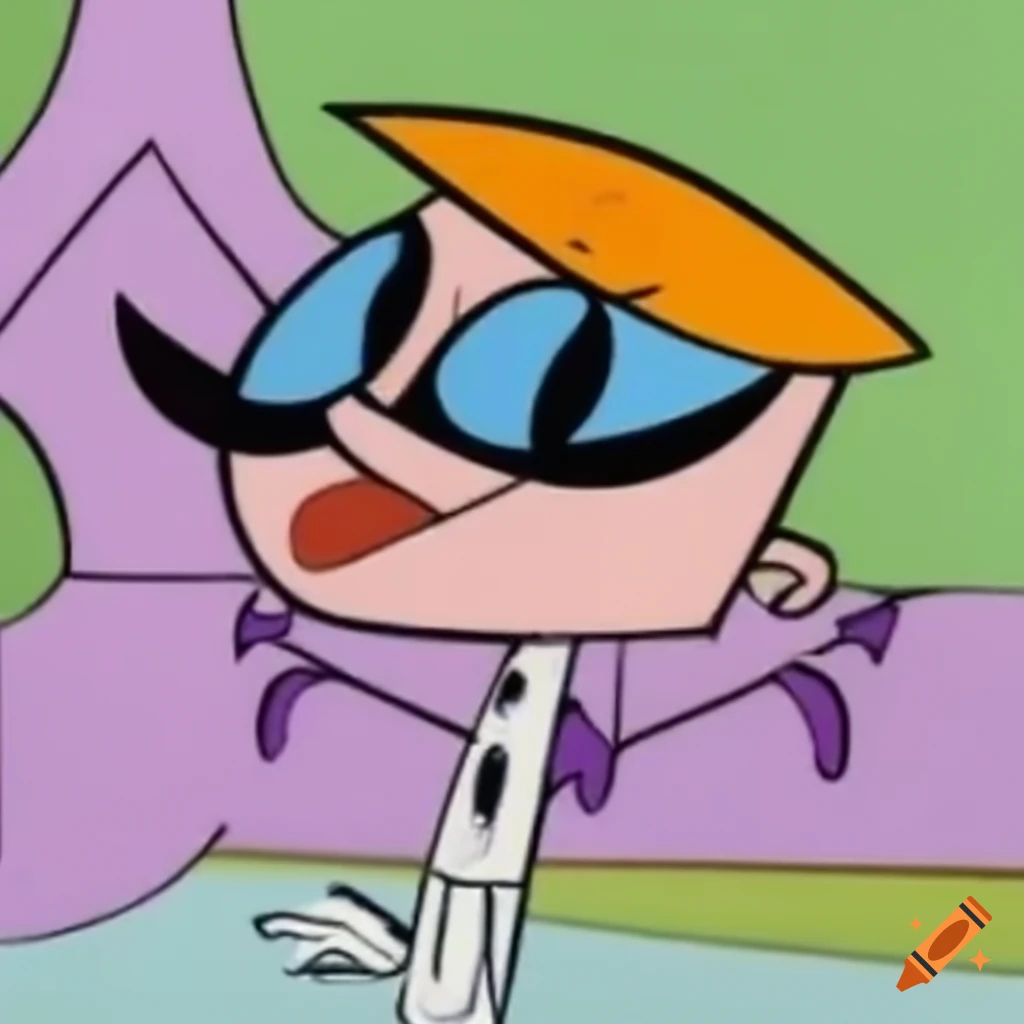 Dexter's laboratory cartoon image on Craiyon