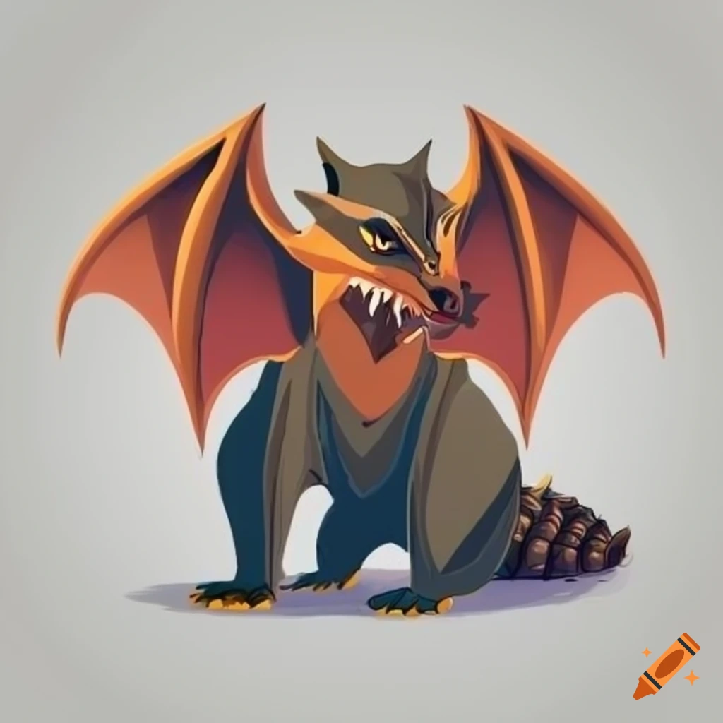 creative logo of a mythical creature