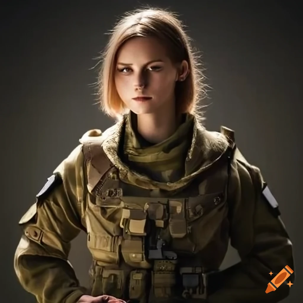 female soldier in the Norwegian armed forces