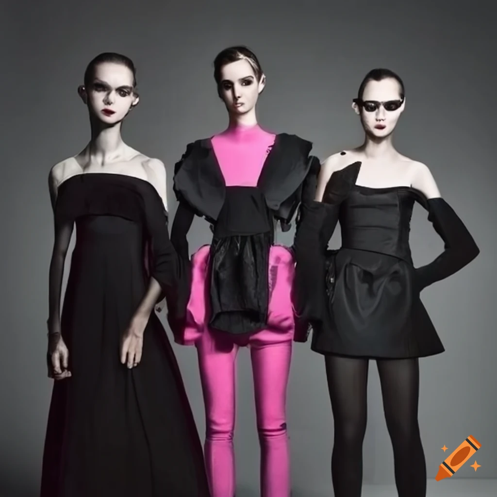 black and pink balenciaga