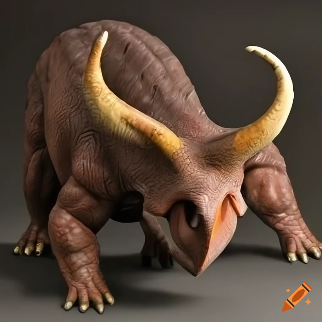 image of a carnivorous Triceratops