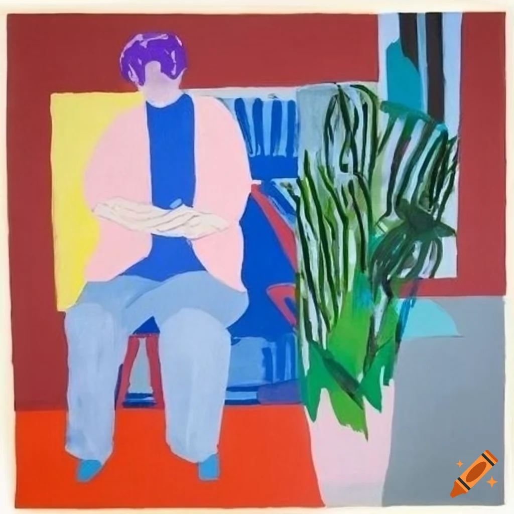 paintings by Georges Braque and David Hockney