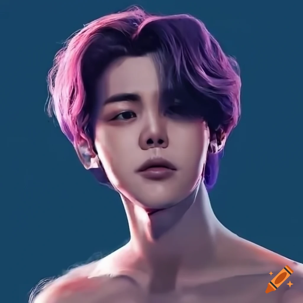 Fan art of a skeleton with bts-inspired hairstyle on Craiyon