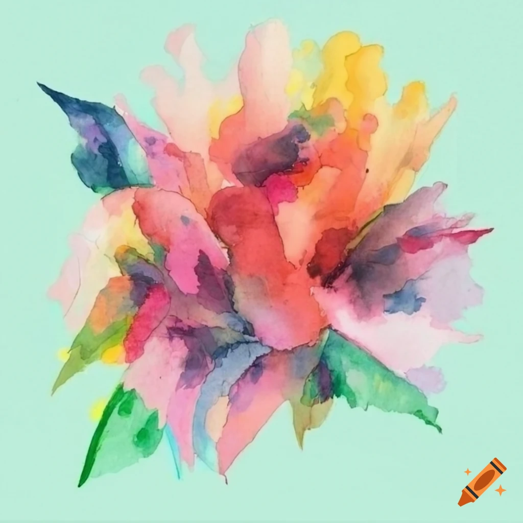 watercolor floral painting