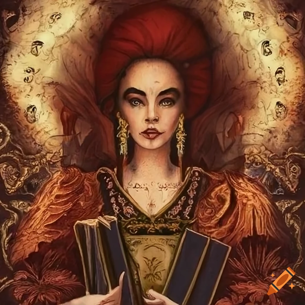 Renaissance-style depiction of the Tower tarot card