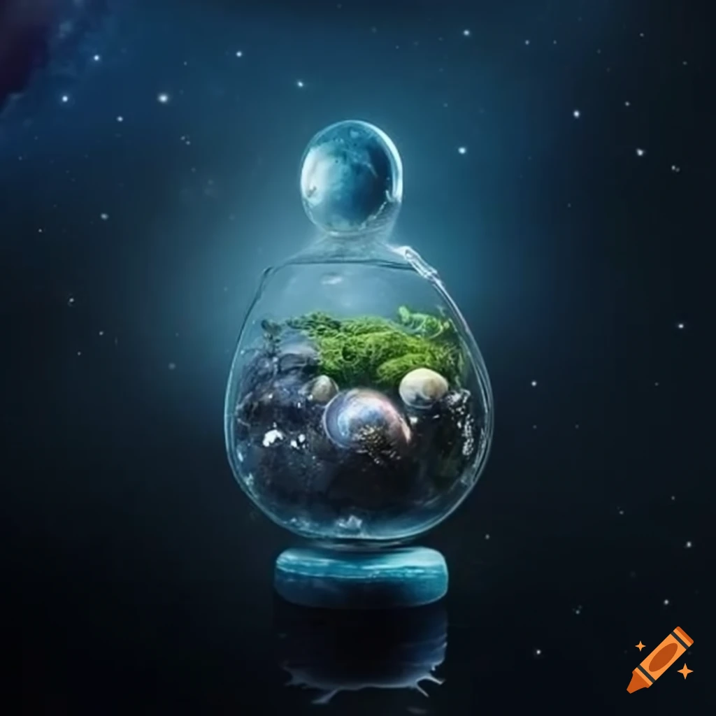 Space terrarium on Craiyon