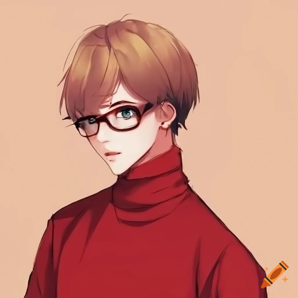 Anime Character With Blonde Bowlcut And Round Glasses On Craiyon