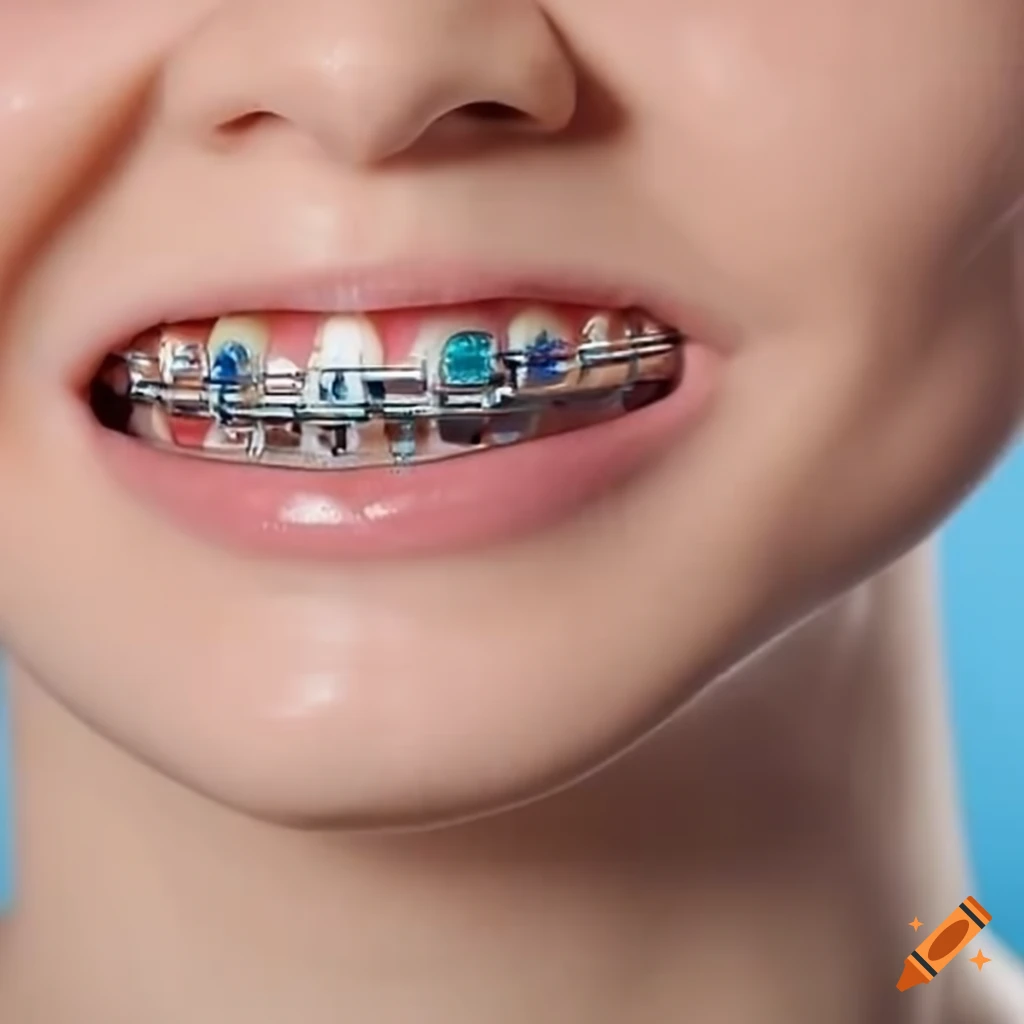 Orthodontic appliance for jaw alignment on Craiyon