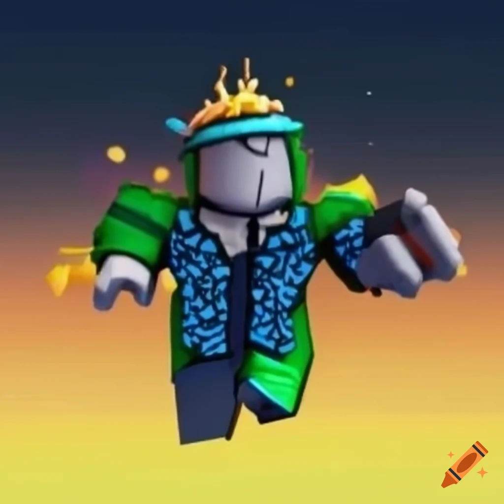 Blue skin [Power up] - Roblox