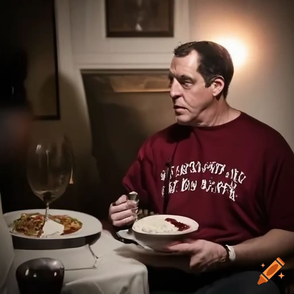 Felix the cat and tim allen eating at applebee's on Craiyon