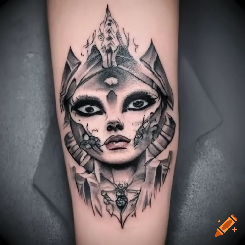 Zen tattoo - Cleopatra 👸 #cleopatra #tattoo #art | Facebook