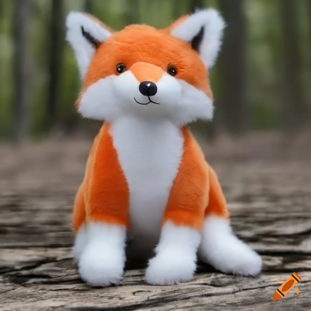 cute fox plushie