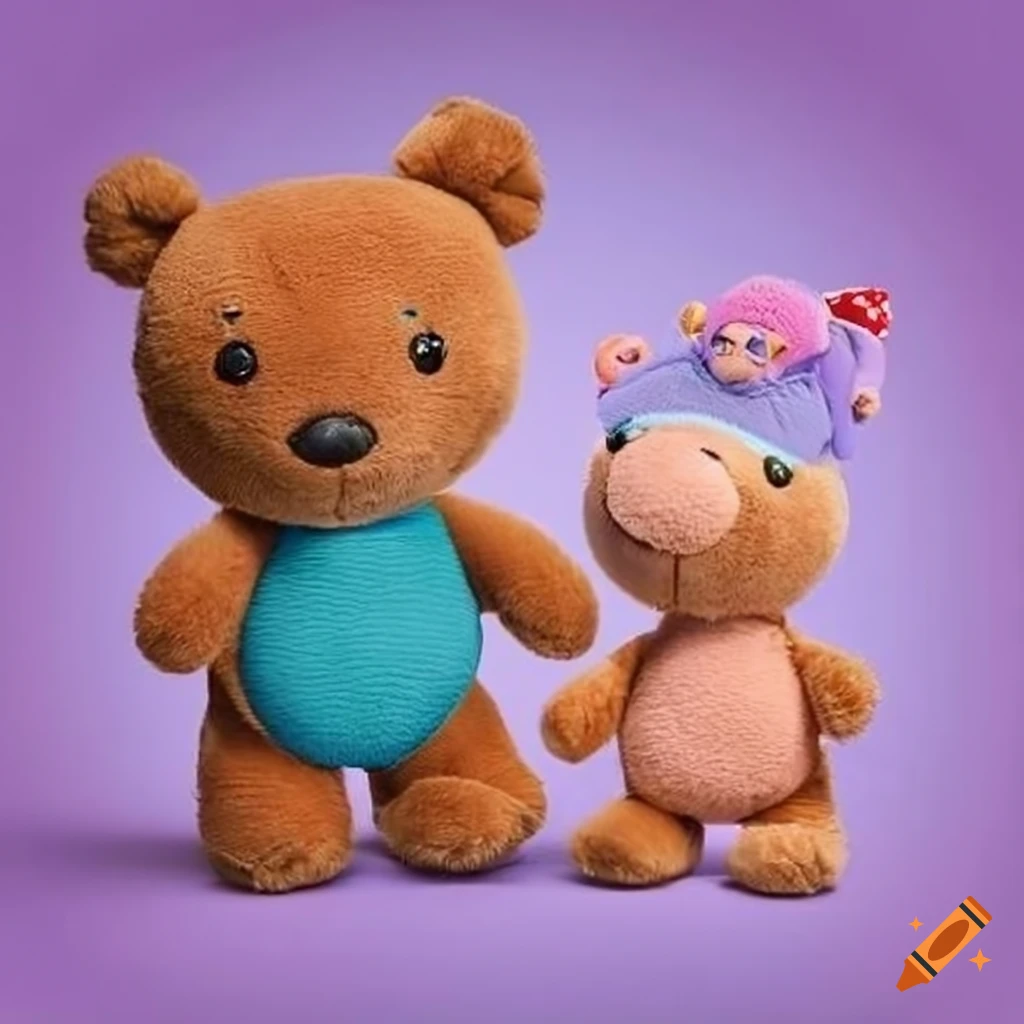 A magical land of cuddly toys on Craiyon