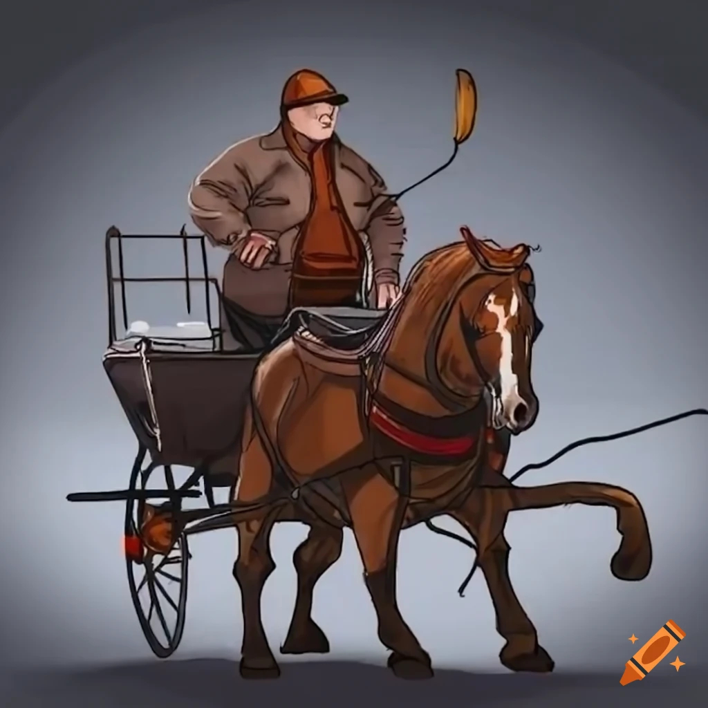 Horse Cart Stickers for Sale | Redbubble