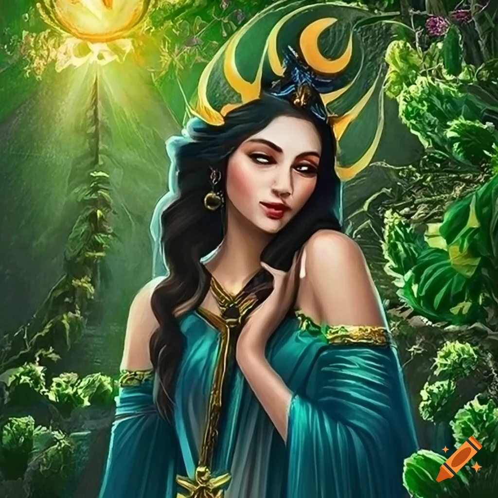 artwork of Andolendómairalva Selmelmilin, the Elven deity of Late Summer