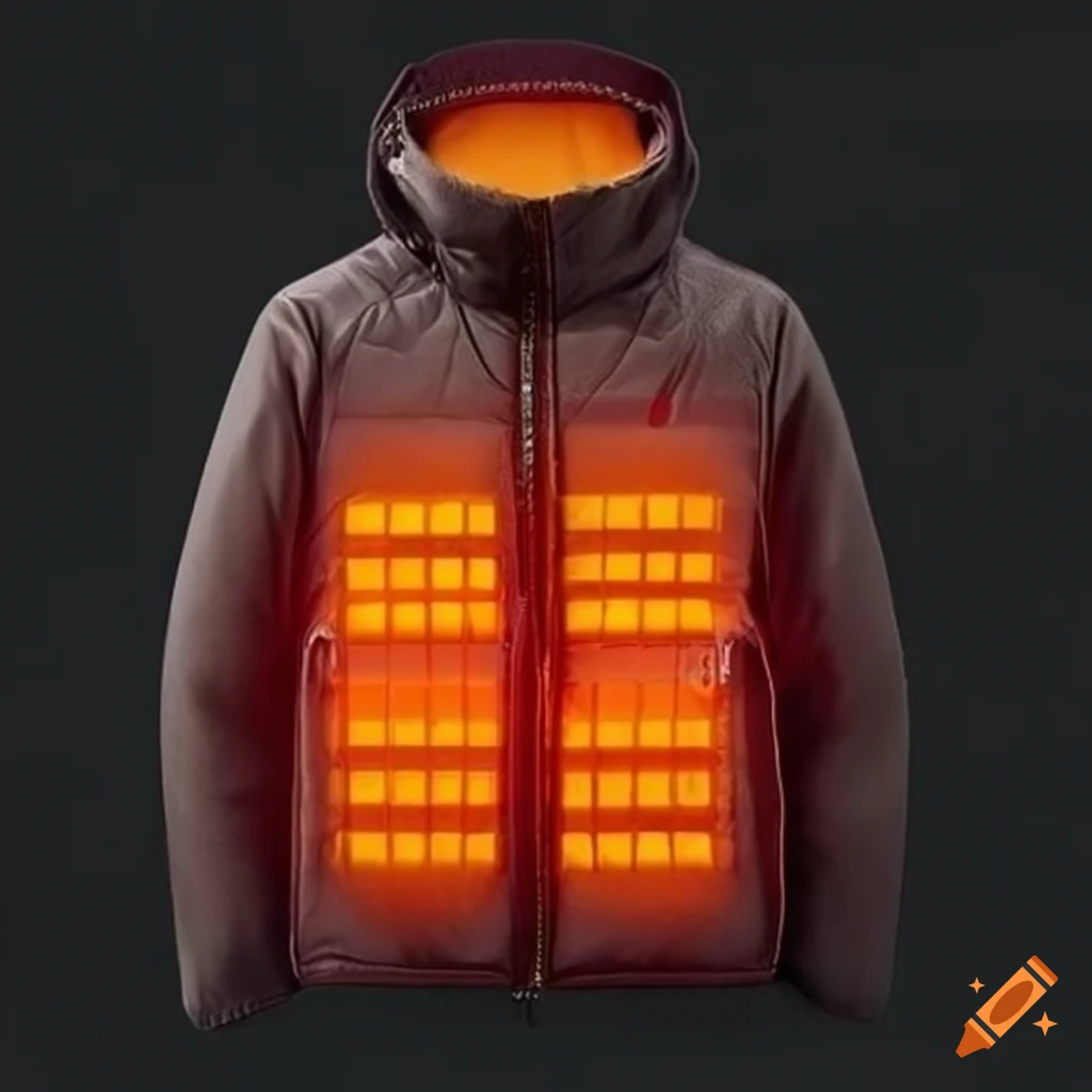 Heated jacket in various colors on Craiyon