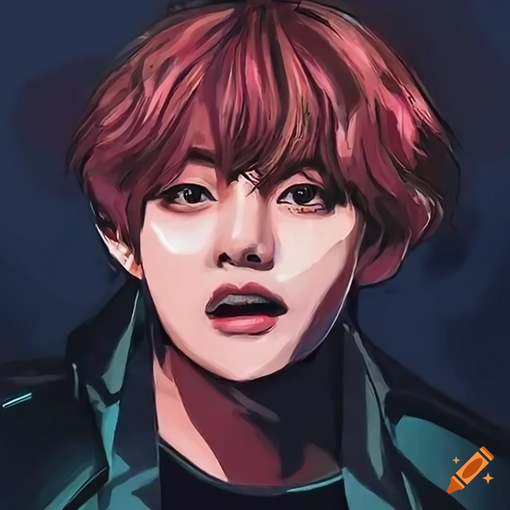 How to draw taehyung step by step easy | BTS V drawing easy - YouTube