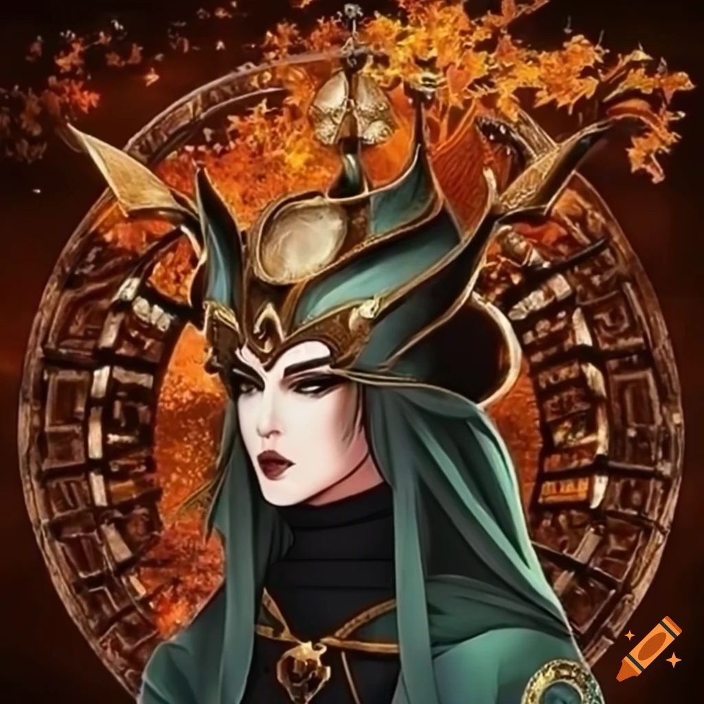 artwork of Lünasitilcundë Lóquendin, an Elvish deity