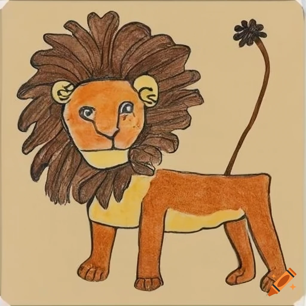 How to Draw Lion For Kids | Easy Lion Drawing Step by Step Tutorial -  YouTube