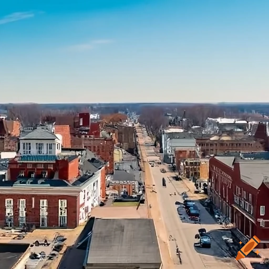 Map of a small town in ohio on craiyon
