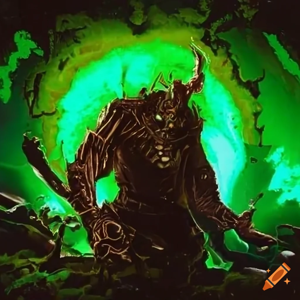 nature's revenge in green color