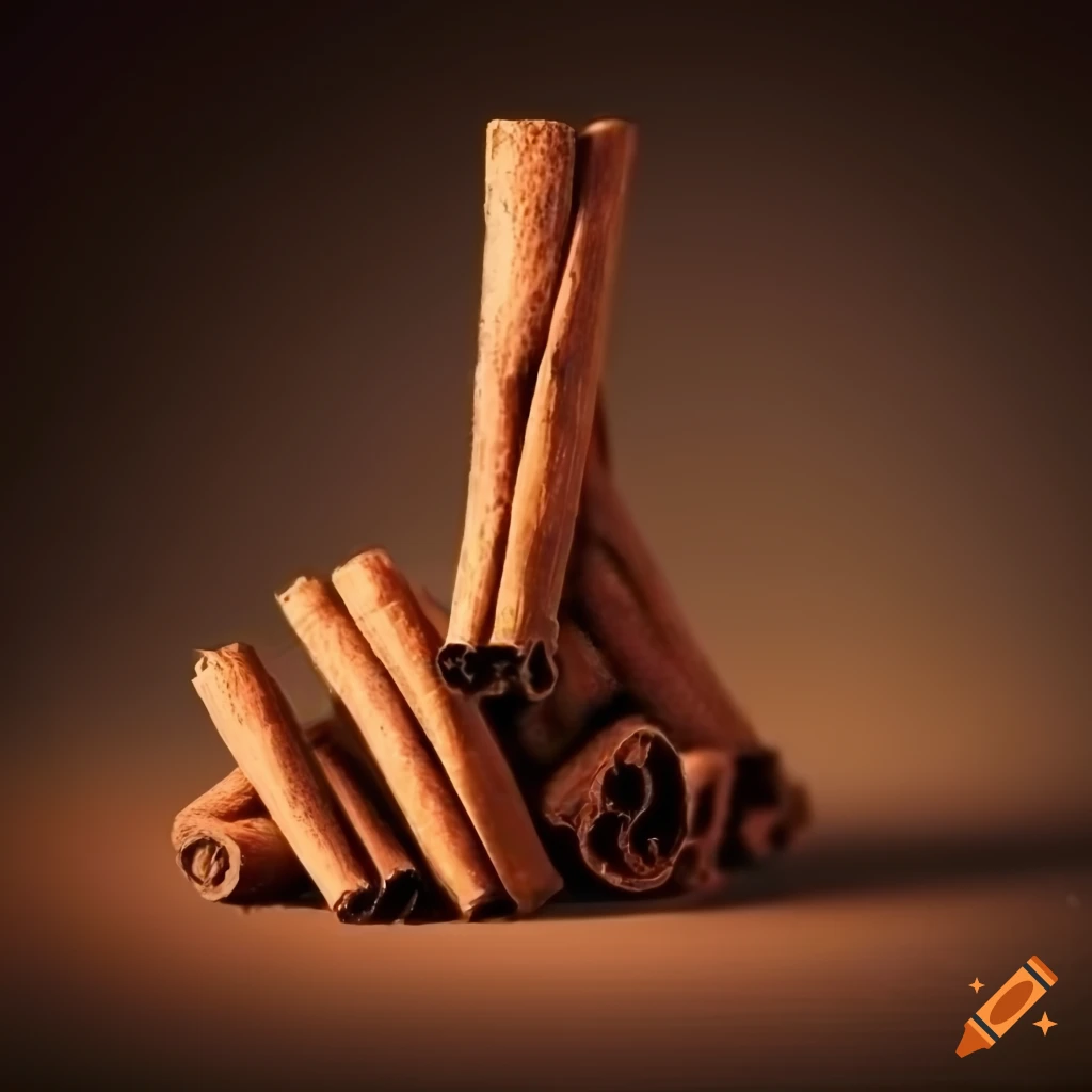 pile of cinnamon sticks illustration