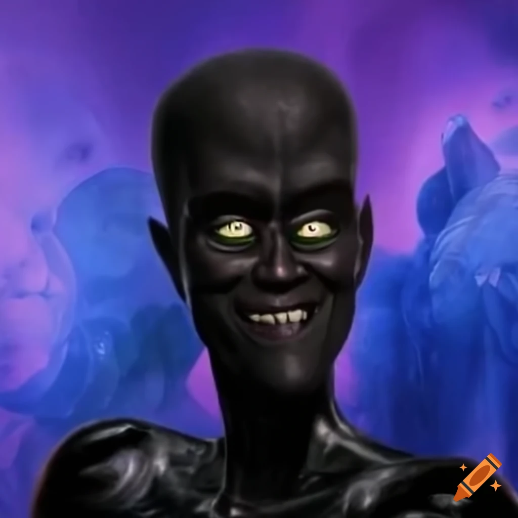 Image Of A Big Black Character From Megamind On Craiyon