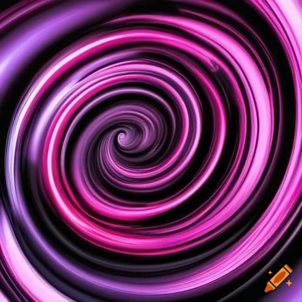 pink and black swirling pattern