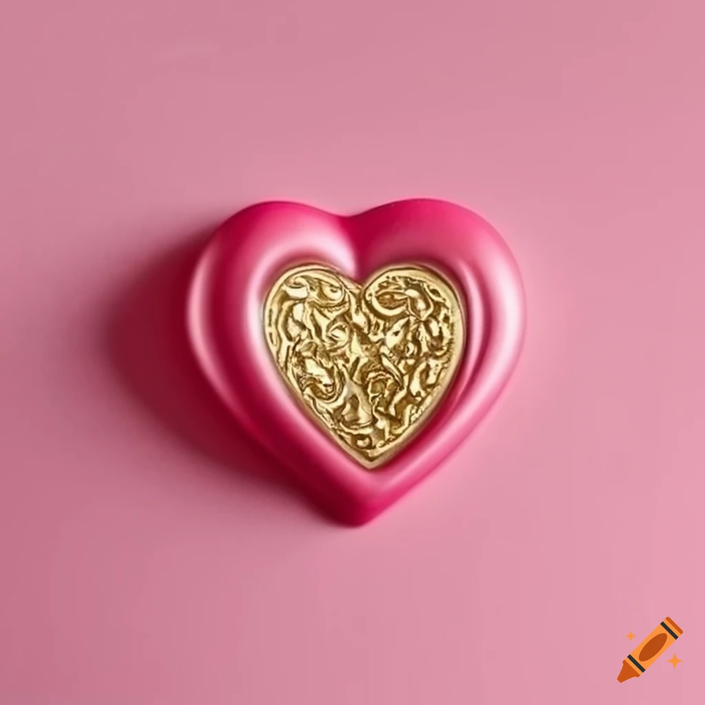 Pink heartshaped mochi on Craiyon