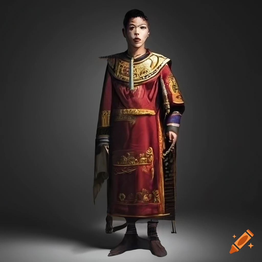 portrait of a nobleman in embroidered cloak