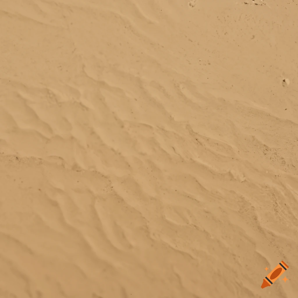 smooth and sandy surface