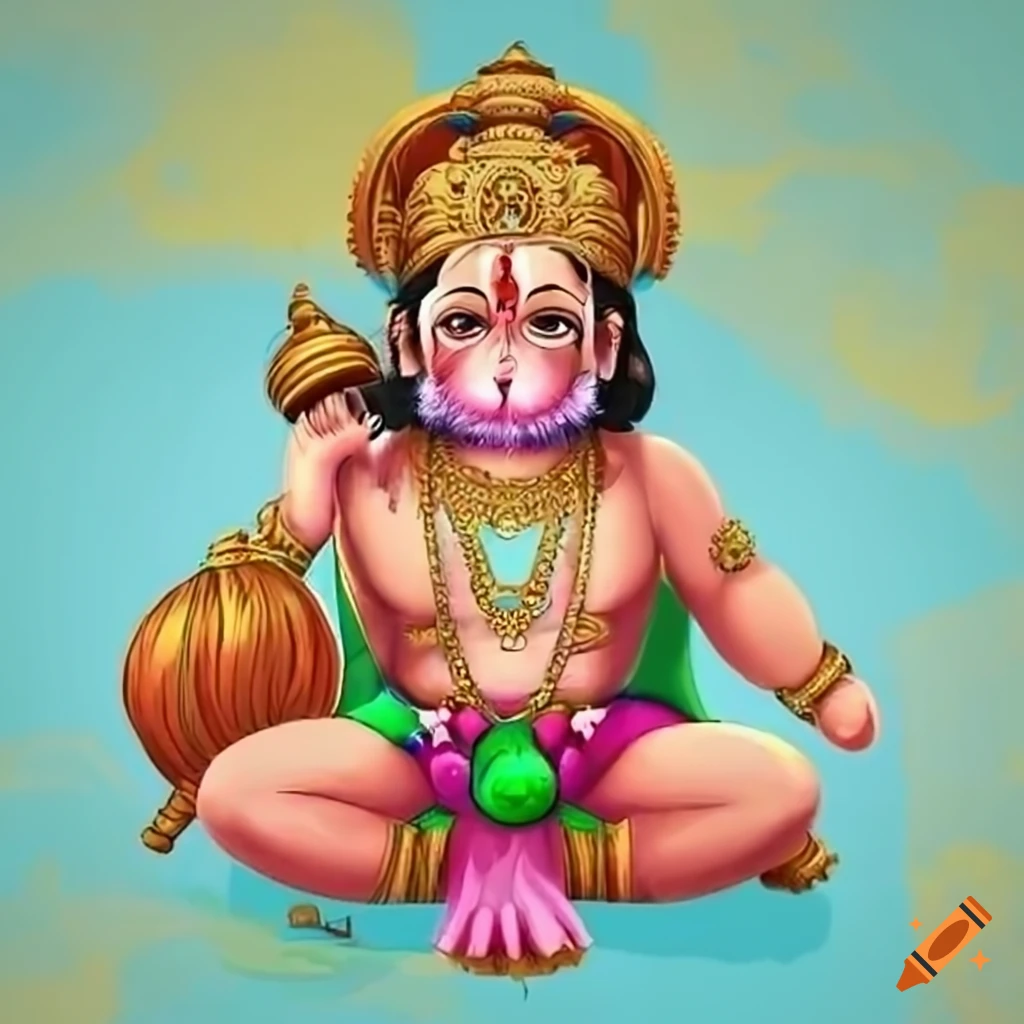How To Draw Hanuman ji 😍 Step By Step Outline Tutorial 🔥 | its art adda # hanuman #drawing - YouTube