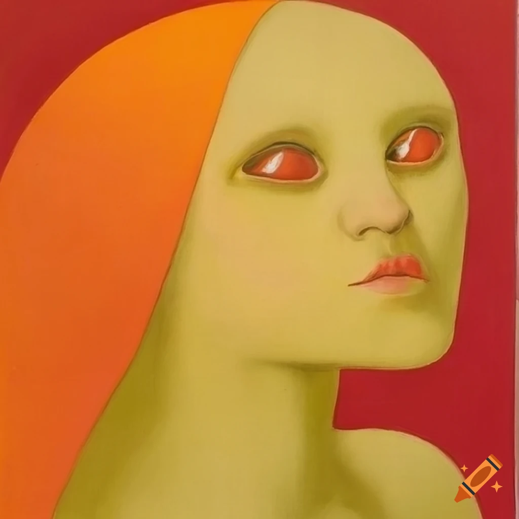 colorful painting of a lizard by George Tooker