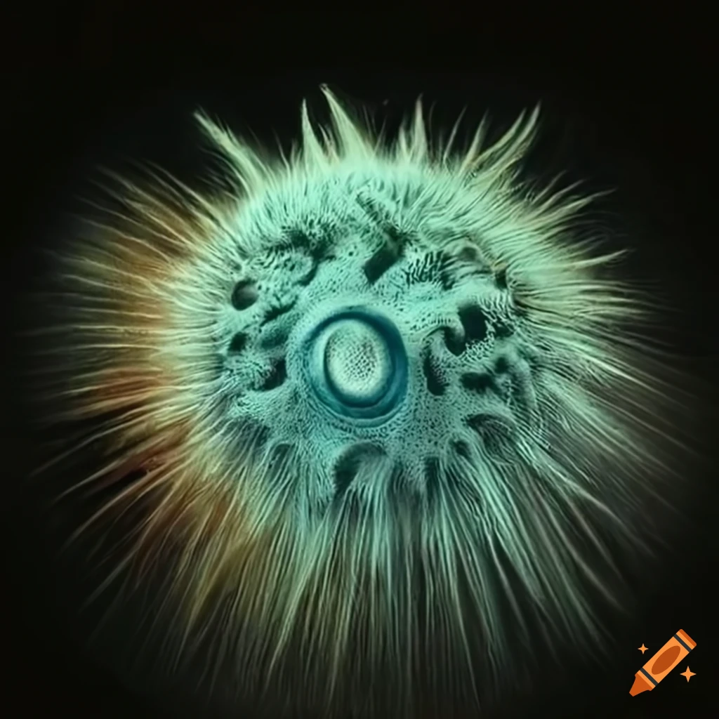 Haeckel animal furballs playing