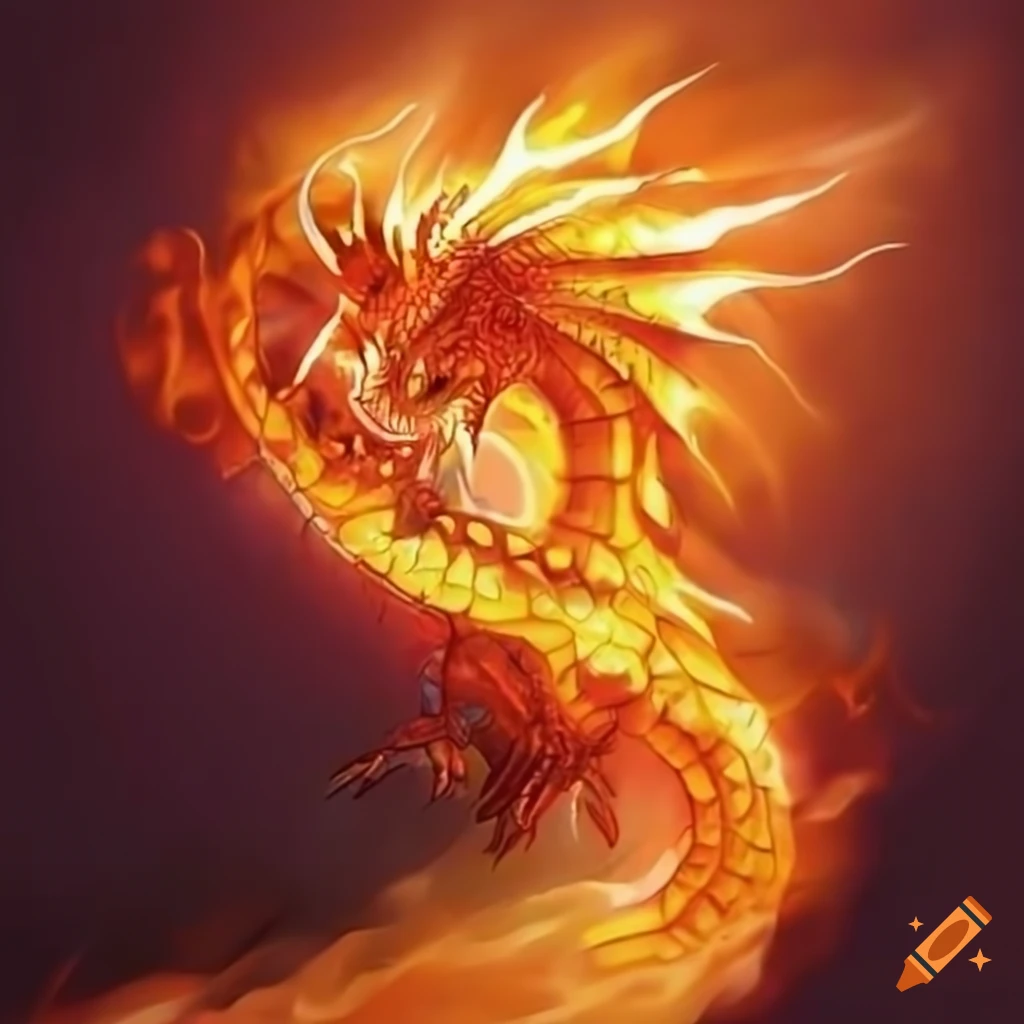 image of a fire-breathing dragon