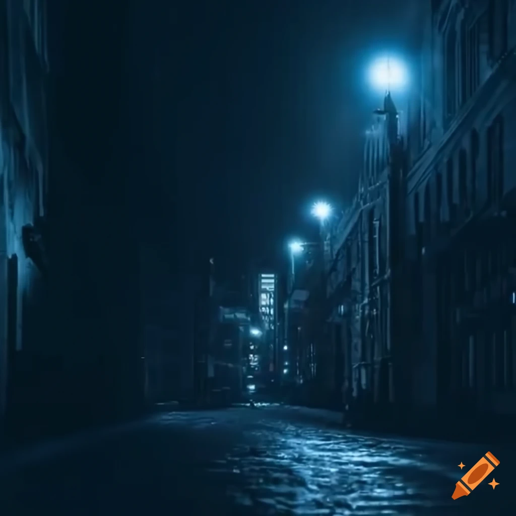 ultra HD city street at night