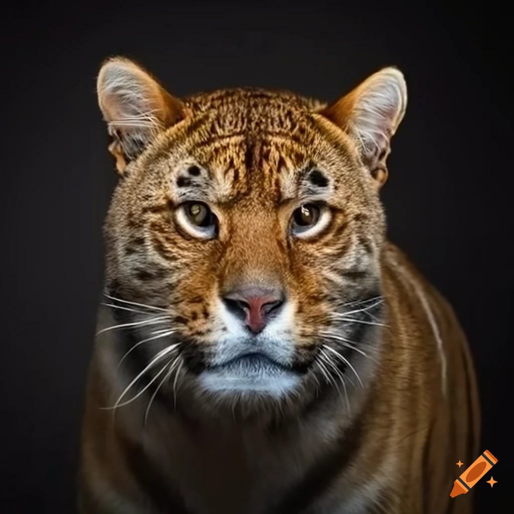 hybrid animal: cat with dog head